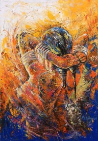 Harji Lal, 24 x 36, Acrylic On Canvas, Figurative Painting, AC-HAR-001